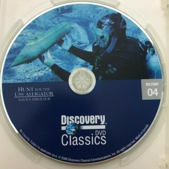 Discovery Hunt For The USS Alligator Navys First Sub DVD Region 1 Military - Picture 4 of 8
